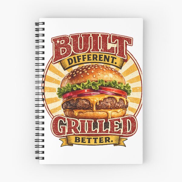 Item preview, Bullet Different Grilled Better: Retro Badge Cheeseburger Quality Design designed and sold by irfanshikh.