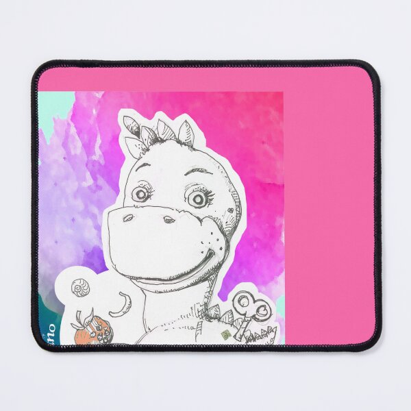 Item preview, Automatic Dino Toy With Fruits (Original Ink Drawing by ACCI) designed and sold by VanyssaGraphics.
