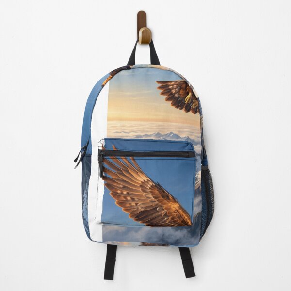 Item preview, Flight Above the Peaks | Majestic Golden Eagle Premium Nature Illustration | Mountain Wildlife Wall Art | Eagle T-Shirt Design designed and sold by SAJ Design Studio.