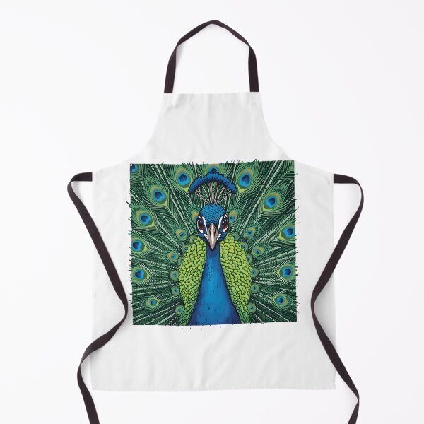 Item preview, Colorful Peacock Sticker | Majestic Peacock Feather Bird Illustration designed and sold by dreamz-world.