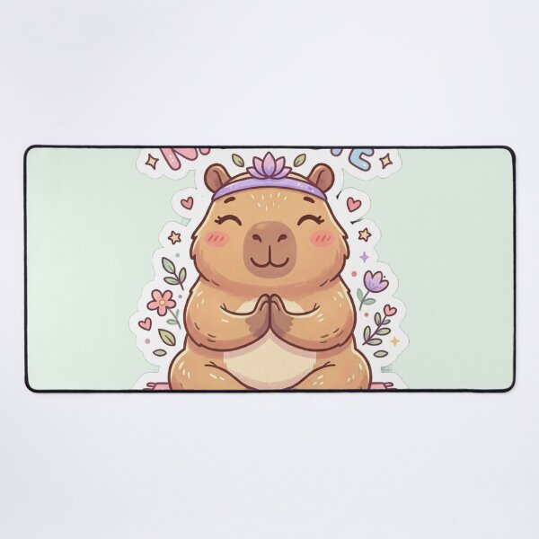 Item preview, Funny Namaste Capybara Yoga Kawaii Zen Cute designed and sold by Arobinoz.