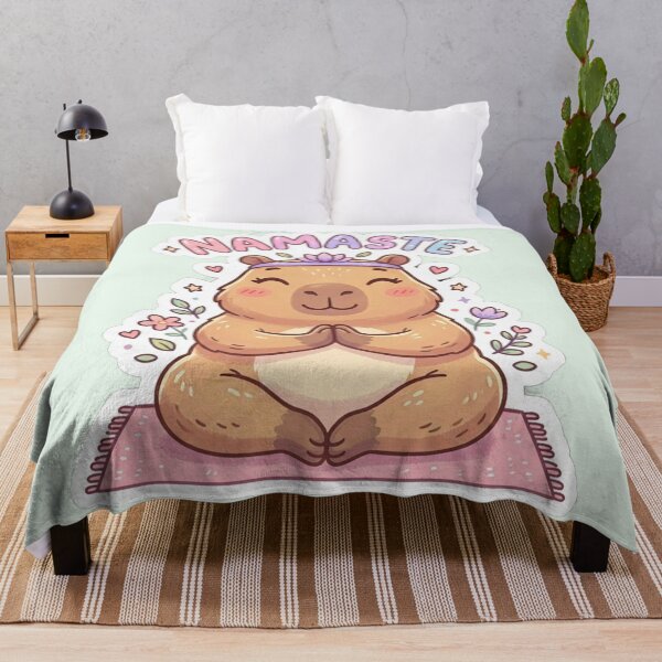 Item preview, Funny Namaste Capybara Yoga Kawaii Zen Cute designed and sold by Arobinoz.
