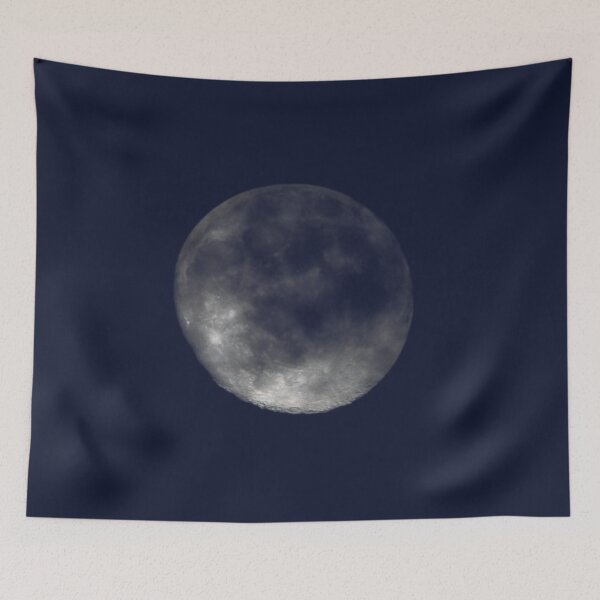 Item preview, Darkside Celestial Moon Portrait Deep Space Photography designed and sold by 63Hotpeppers.