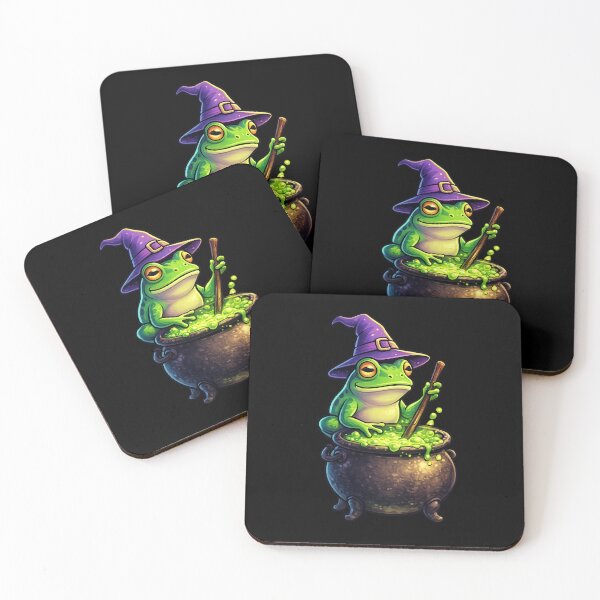 Item preview, Frog Wizard Brewing Potions T-Shirt designed and sold by redsharkuk.