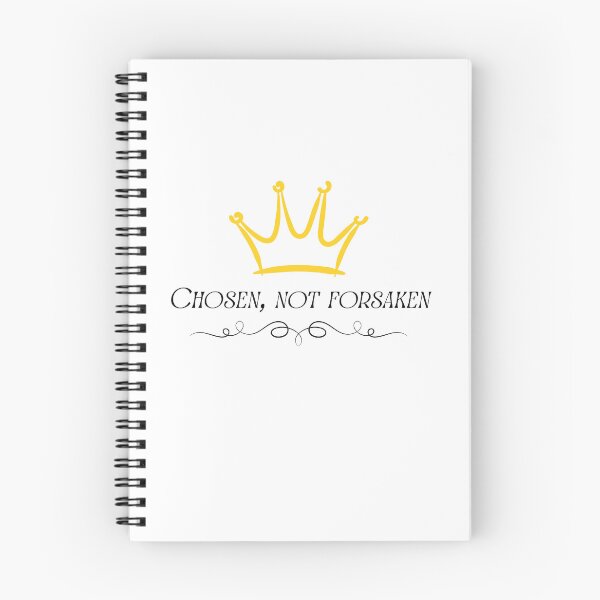 Item preview, Chosen Not Forsaken Dainty Line Art Crown Faith Design designed and sold by NinaVerse.