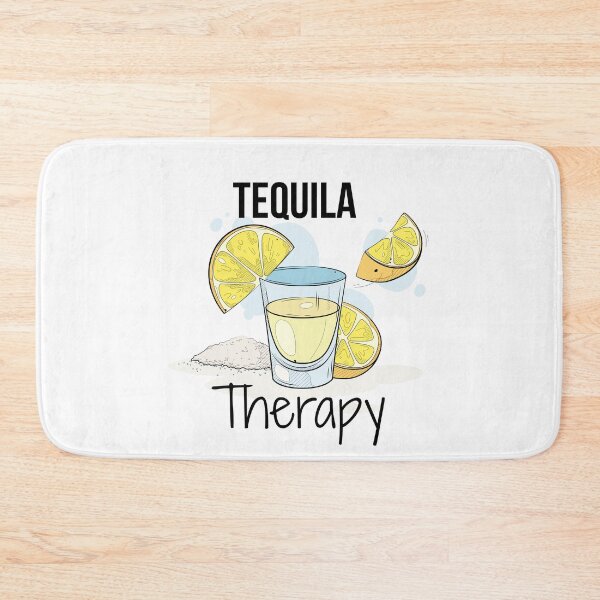 Item preview, Tequila Therapy | Funny Tequila Lover Design | Shot Glass & Lemon Illustration | Party Aesthetic designed and sold by luckyhue.