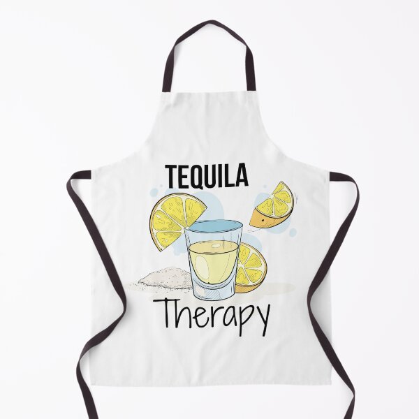 Item preview, Tequila Therapy | Funny Tequila Lover Design | Shot Glass & Lemon Illustration | Party Aesthetic designed and sold by luckyhue.