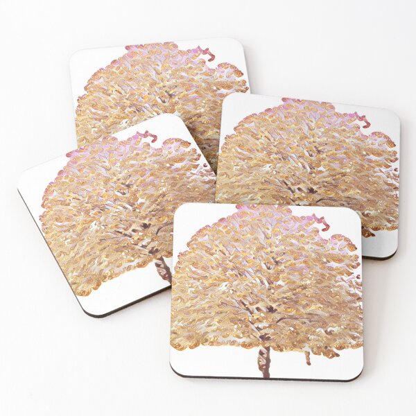 Item preview, Isolated Golden Autumn Tree Abstract Graphic Cutout designed and sold by BalkanBloom.