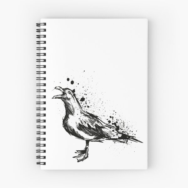 Item preview, Screaming Seagull Ink Sketch designed and sold by Inkversed.