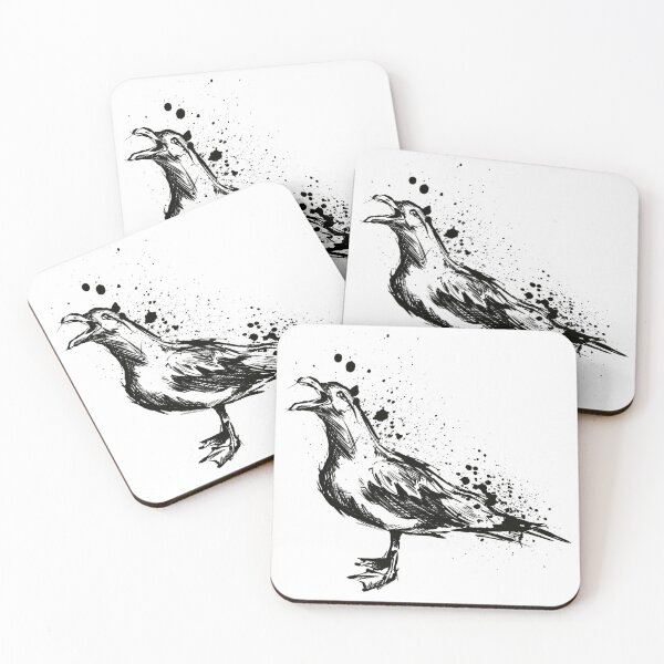 Item preview, Screaming Seagull Ink Sketch designed and sold by Inkversed.