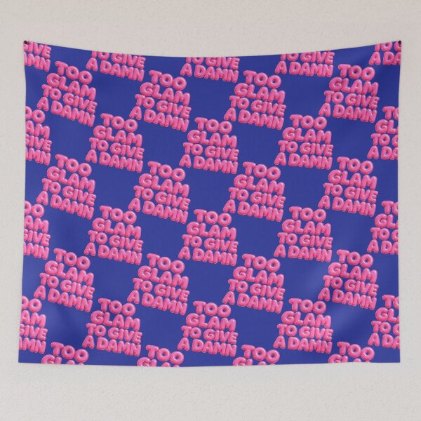 Item preview, Too Glam To Give A Damn Sticker  designed and sold by tviyluv.