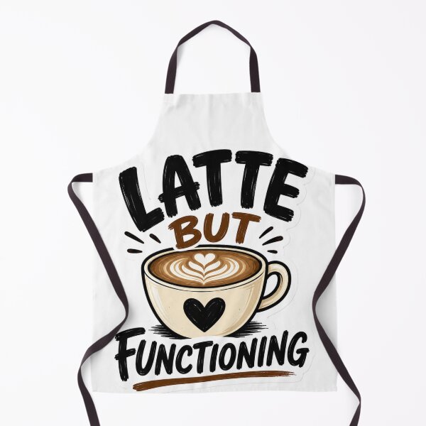 Artikelvorschau, Latte But Functioning | Funny Coffee Lover Quote entworfen und verkauft von Pooch & Print Co..