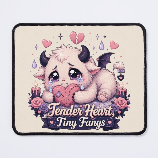 Item preview, Tender Heart Tiny Fangs Cute Emotional Monster designed and sold by House of Rein.