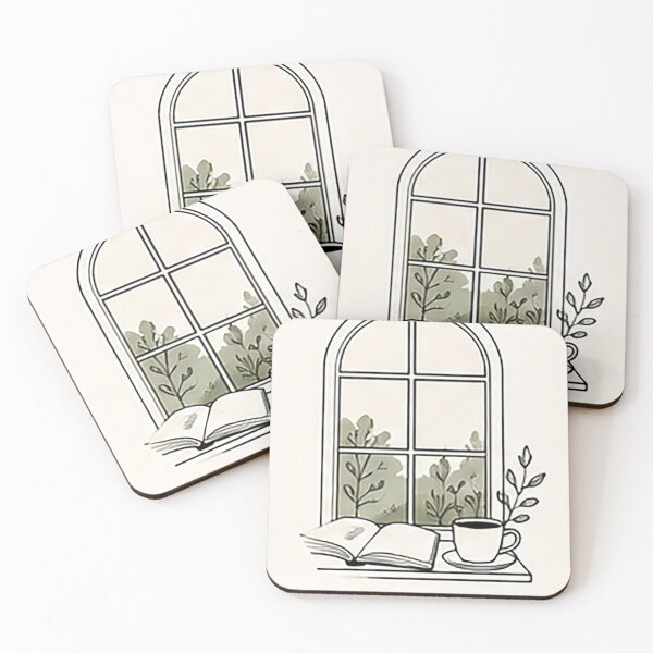 Item preview, Books, Coffee and Greenery | Cozy Minimal Life designed and sold by Sara-Ai.