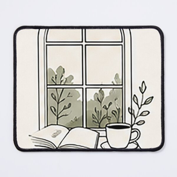 Item preview, Books, Coffee and Greenery | Cozy Minimal Life designed and sold by Sara-Ai.