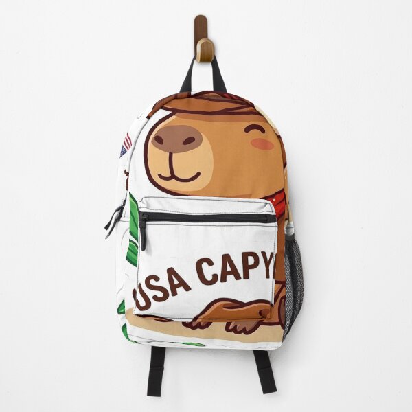 Item preview, Cute American Capybara Sticker designed and sold by denybz.