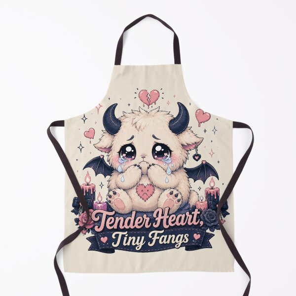 Item preview, Tender Heart Tiny Fangs Cute Pastel Goth Monster designed and sold by House of Rein.