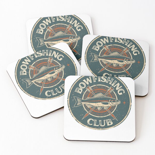 Item preview,  Bowfishing Club Vintage Emblem Badge designed and sold by HappyDoodle11.