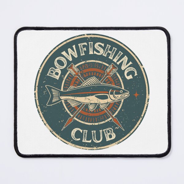 Item preview, Bowfishing Club Vintage Emblem Badge designed and sold by HappyDoodle11.