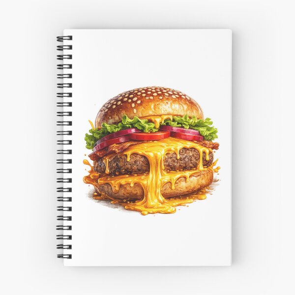 Item preview, Cheeseburger: Minimalist Text Outline Simple Line Art Food designed and sold by irfanshikh.