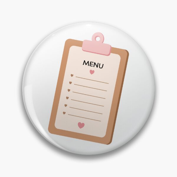 Item preview, Cafe Menu Clipboard Cute Heart List Vector designed and sold by Anne97s.