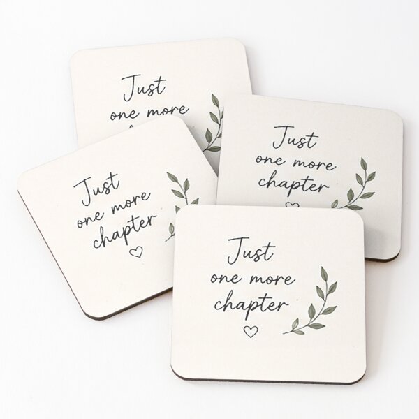 Item preview, Just One More Chapter | Book Lover Quote designed and sold by Sara-Ai.