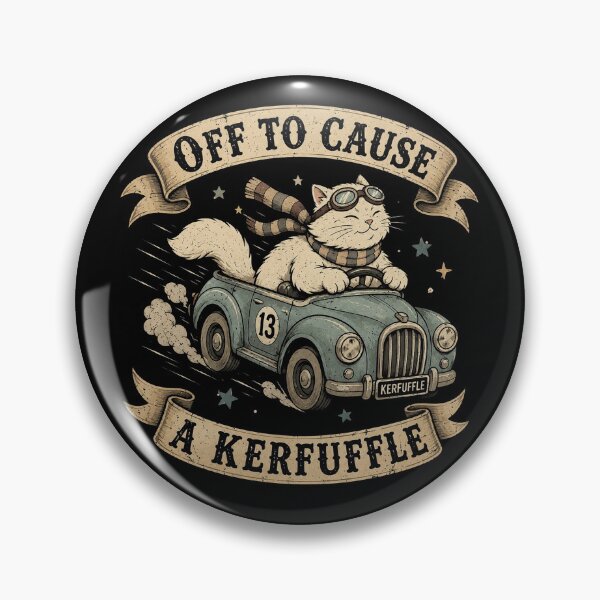 Item preview, off to cause a kerfuffle cat meme designed and sold by Kladhadredo.