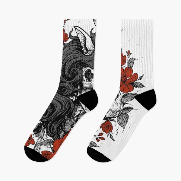 Item preview, Copy of Unicorn Skull and Flowers designed and sold by Neko Mort.