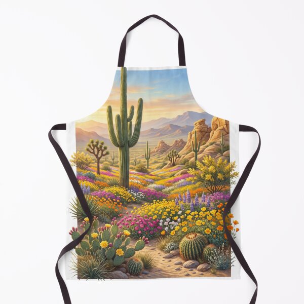 Item preview, Desert Bloom Miracle | Vibrant Wildflower Desert Premium Nature Illustration | Southwestern Wall Art | Desert T-Shirt Design designed and sold by SAJ Design Studio.