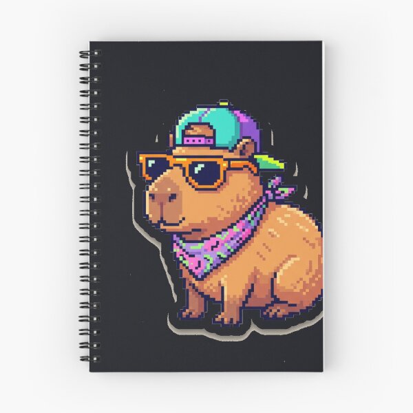 Item preview, Retro 90s Pixel Art Capybara Bright Arcade Sticker  designed and sold by Arobinoz.