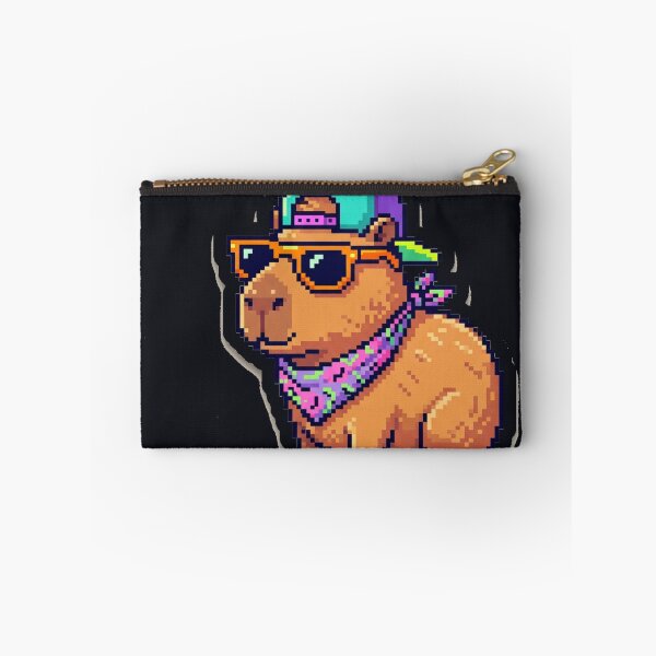 Item preview, Retro 90s Pixel Art Capybara Bright Arcade Sticker  designed and sold by Arobinoz.