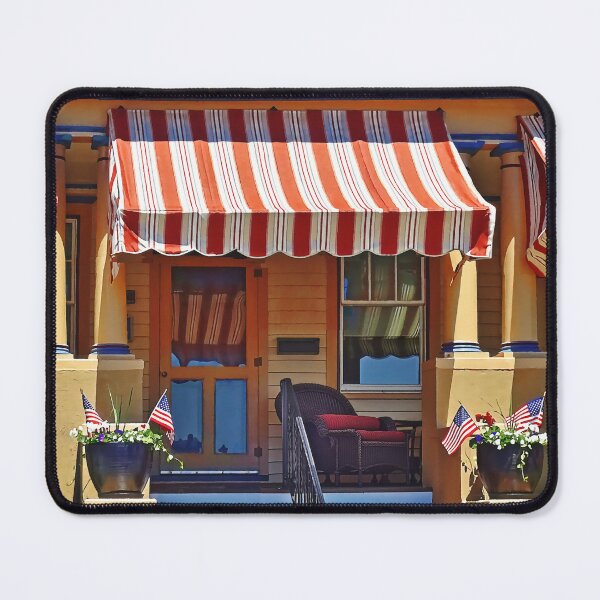 Item preview, Cape May NJ - Porch With Wicker Chair designed and sold by Susan Savad.
