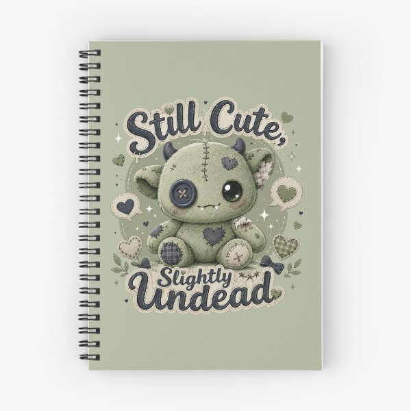 Item preview, Still Cute Slightly Undead Stitched Monster designed and sold by House of Rein.