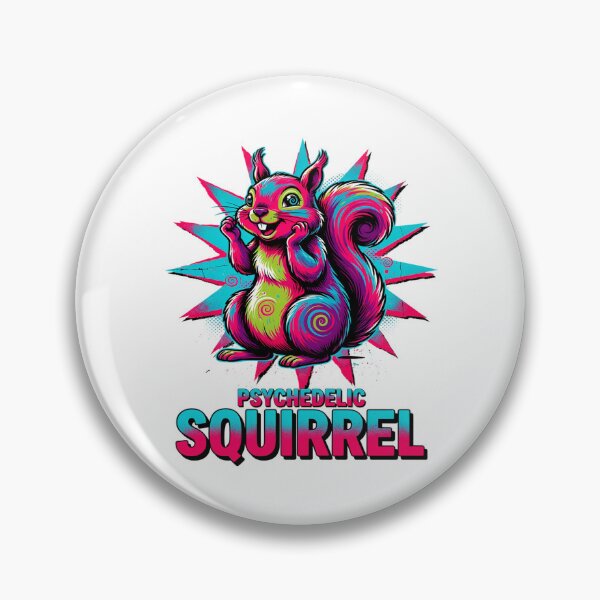 Item preview, Psychedelic Bushy-Tailed Rodent Graphic designed and sold by ColeLaniTrading.