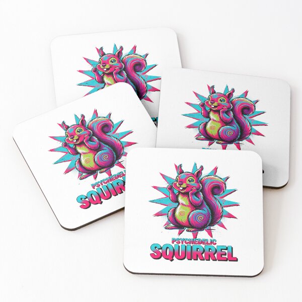 Item preview, Psychedelic Bushy-Tailed Rodent Graphic designed and sold by ColeLaniTrading.