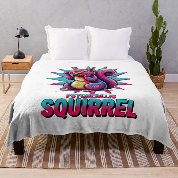 Item preview, Psychedelic Bushy-Tailed Rodent Graphic designed and sold by ColeLaniTrading.
