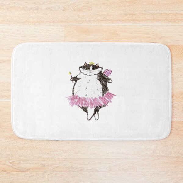 Item preview, Cute Tuxedo Cat Fairy Ballerina in Pink Tutu designed and sold by MagicYana.
