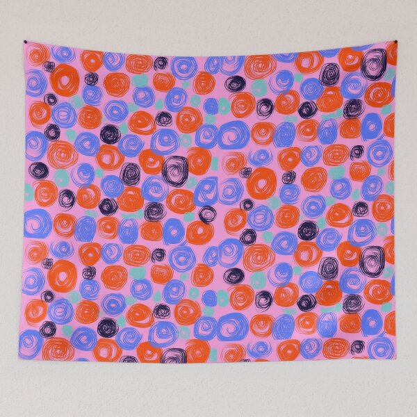 Item preview, pattern, seamless, vector, icon, wallpaper, illustration, design, texture, circle, button, art, decoration, set, retro, symbol, orange, cute, round, vintage, sign, geometric, fun, fabric, web, color designed and sold by MartaElezart.