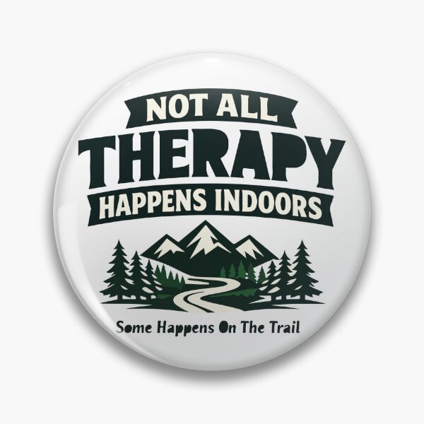 Item preview, Not All Therapy Happens Indoors | MTB Trail Rider Gift designed and sold by SingleTrackes.