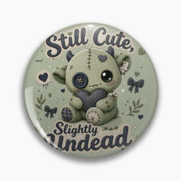 Item preview, Still Cute Slightly Undead Patchwork Monster designed and sold by House of Rein.