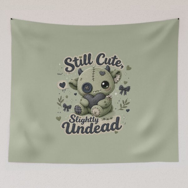 Item preview, Still Cute Slightly Undead Patchwork Monster designed and sold by House of Rein.