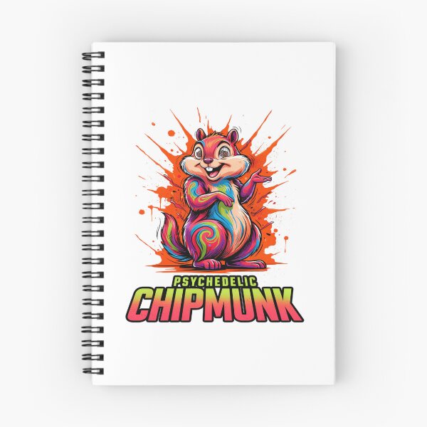Item preview, Psychedelic Chipmunk Colorful Abstract Rodent designed and sold by ColeLaniTrading.