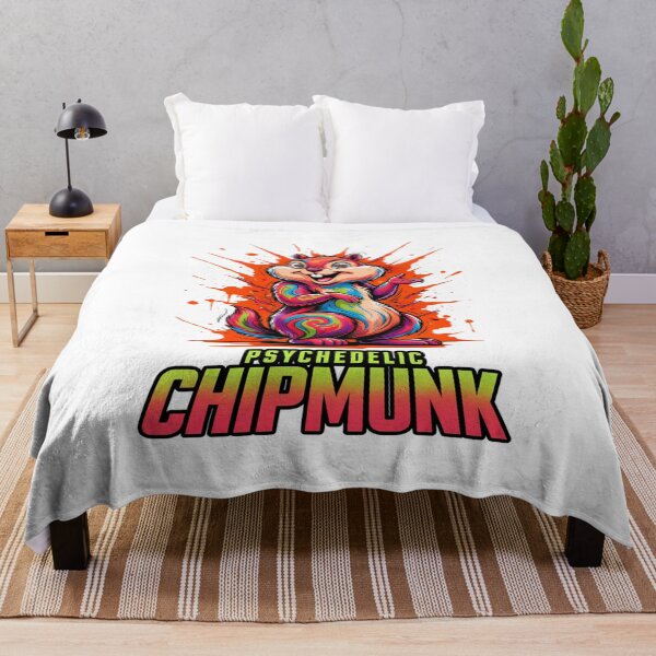 Item preview, Psychedelic Chipmunk Colorful Abstract Rodent designed and sold by ColeLaniTrading.