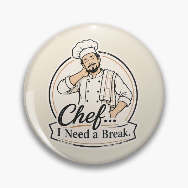 Item preview, Chef.... I Need a Break. Minimal Kitchen Logo designed and sold by House of Rein.