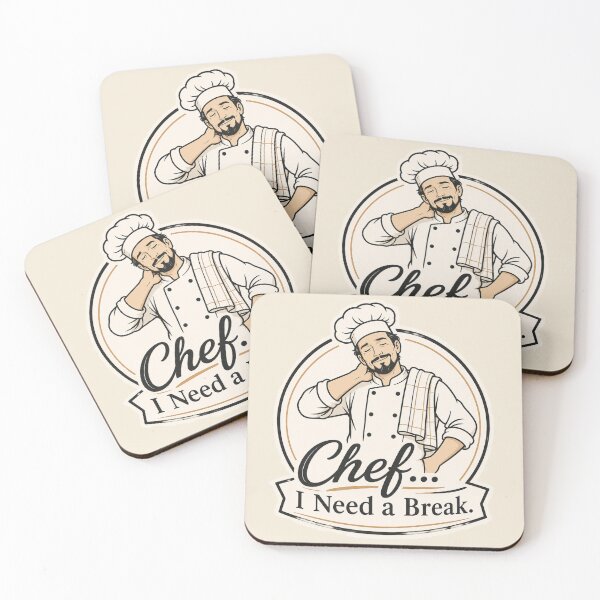 Item preview, Chef.... I Need a Break. Minimal Kitchen Logo designed and sold by House of Rein.