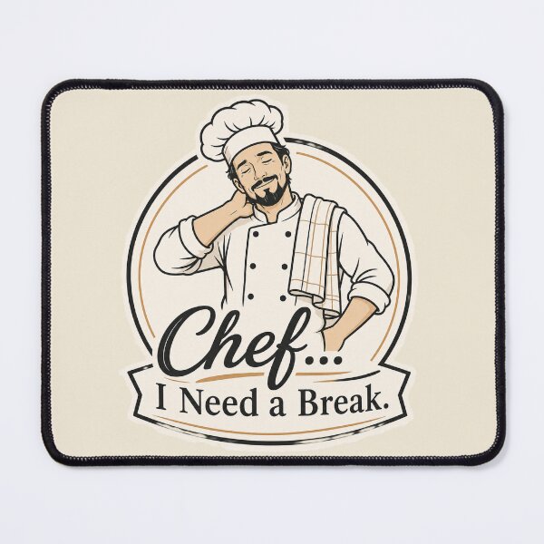 Item preview, Chef.... I Need a Break. Minimal Kitchen Logo designed and sold by House of Rein.