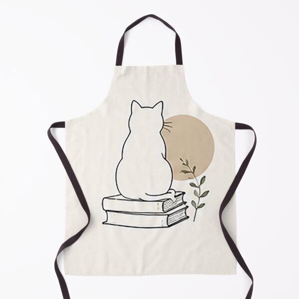Item preview, Cat Reading on Books | Cozy Cat Lover Illustration designed and sold by Sara-Ai.
