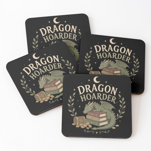 Item preview, Dragon Hoarder (And I'm Not Taking Inventory) – Fantasy Dragon Reader Book Lover Design designed and sold by Moonwoven Studio.