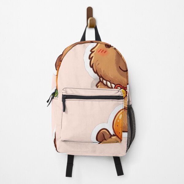 Item preview, Cute Capybara with Orange Yuzu Japanese Kawaii designed and sold by Arobinoz.