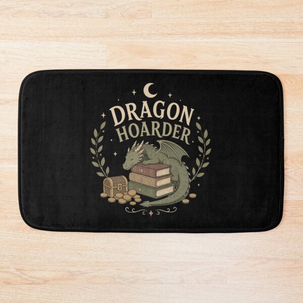 Item preview, Dragon Hoarder (And I'm Not Taking Inventory) – Fantasy Dragon Reader Book Lover Design designed and sold by Moonwoven Studio.